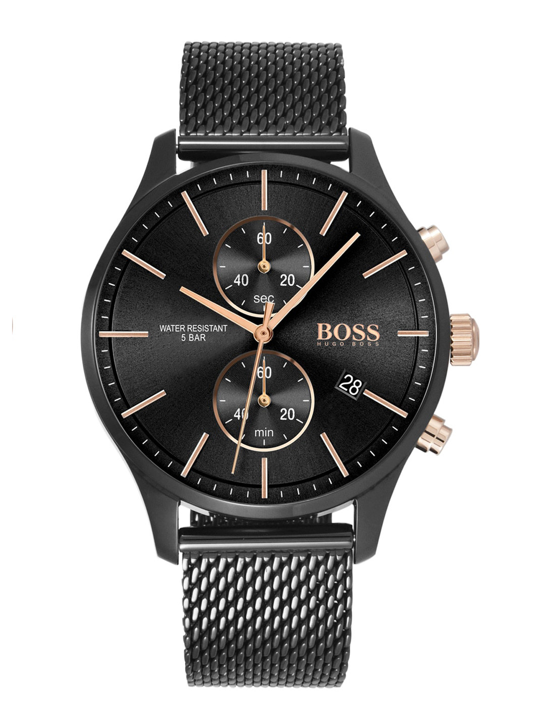 Hugo Boss Men Black Analogue Watch 1513811