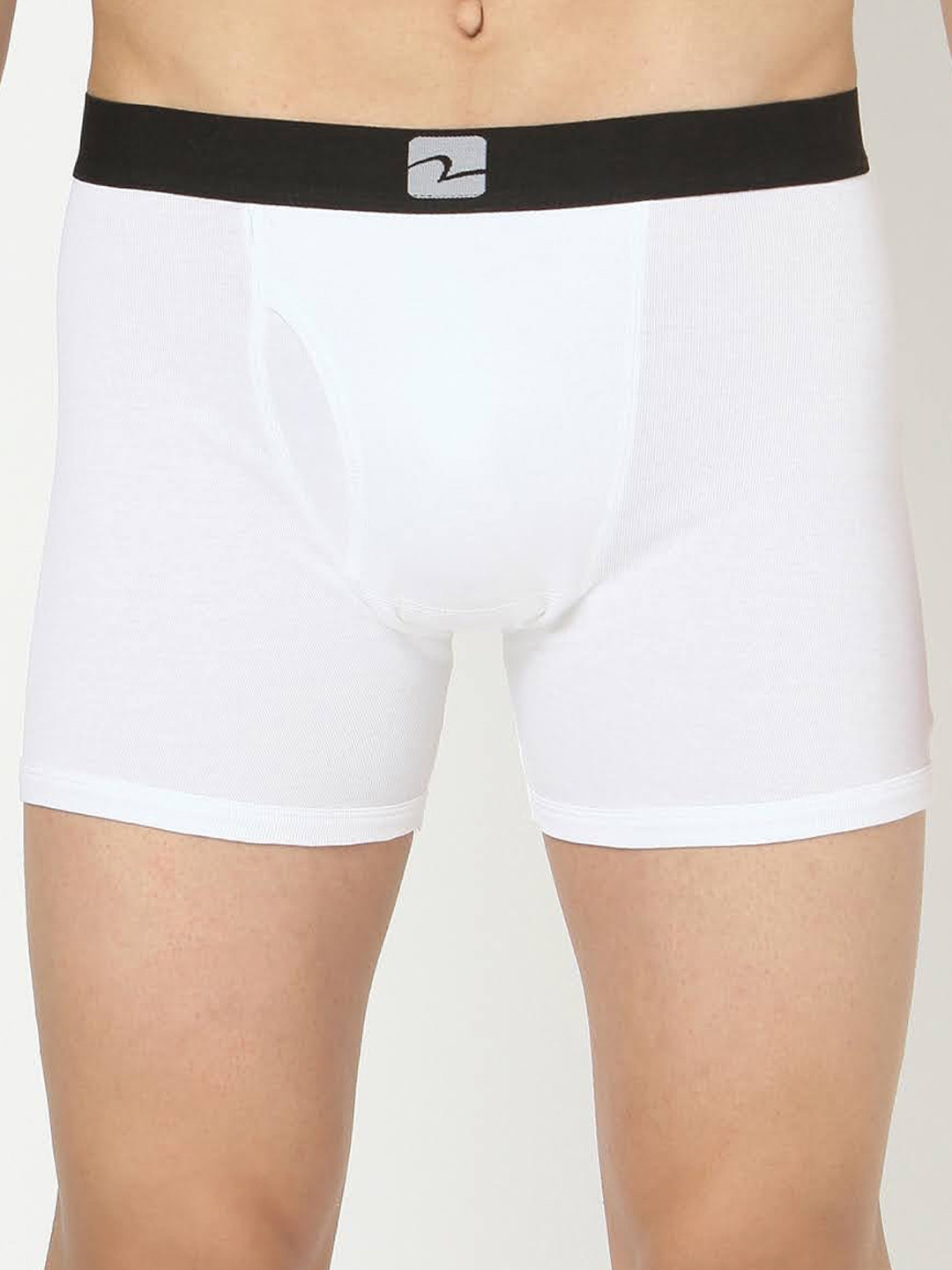 Underjeans by Spykar Men White Cotton Blend Trunk