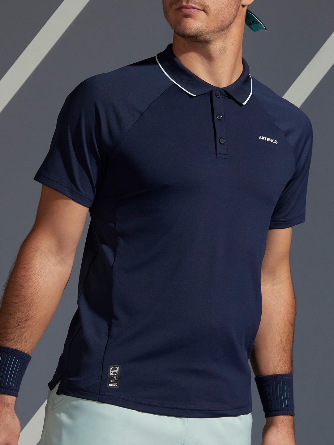 Buy Artengo By Decathlon Men Navy White Dry Tennis Polo T Shirt Tshirts for Men 14330498 Myntra