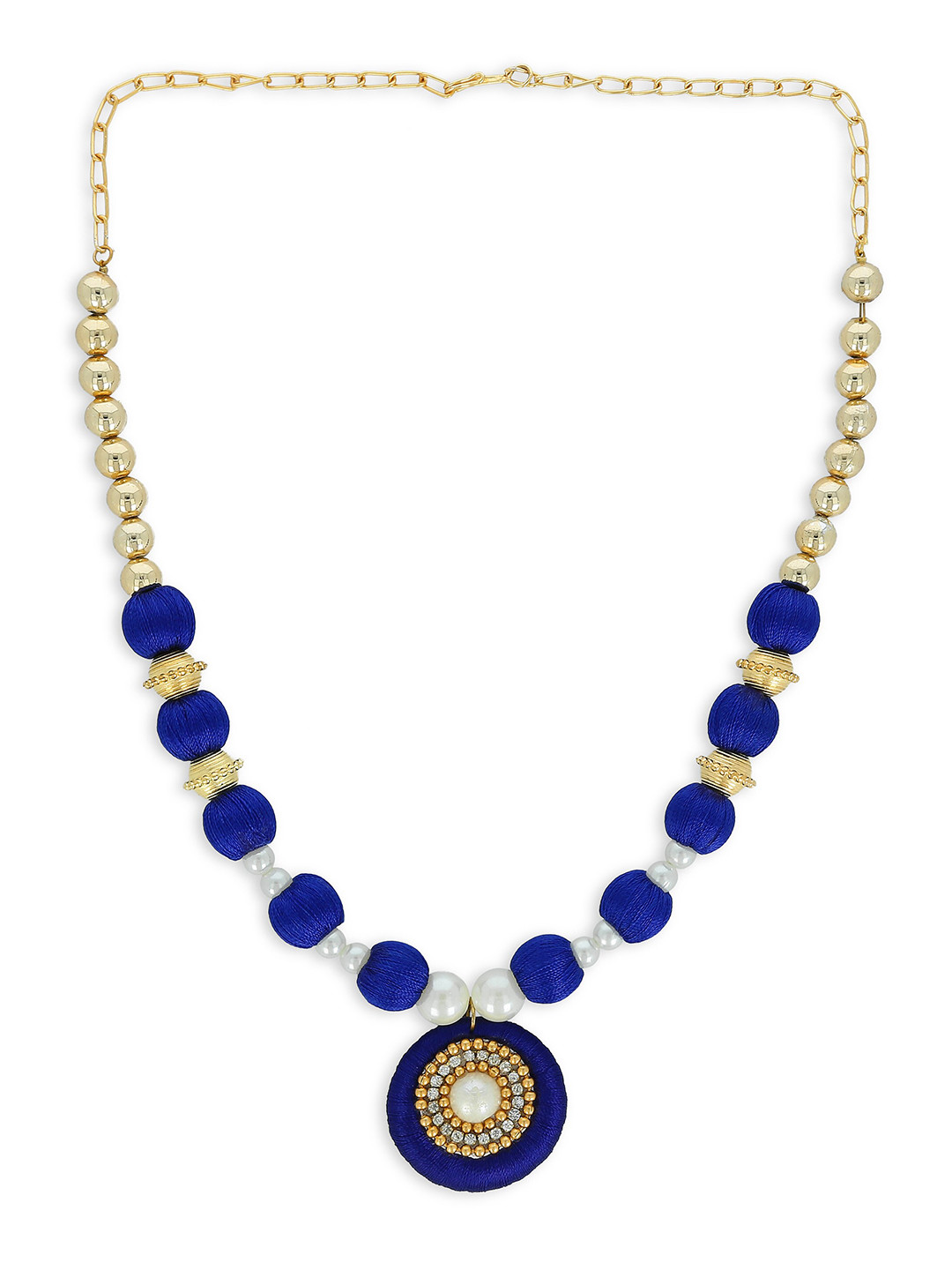 AKSHARA Girls Gold Handcrafted Necklace