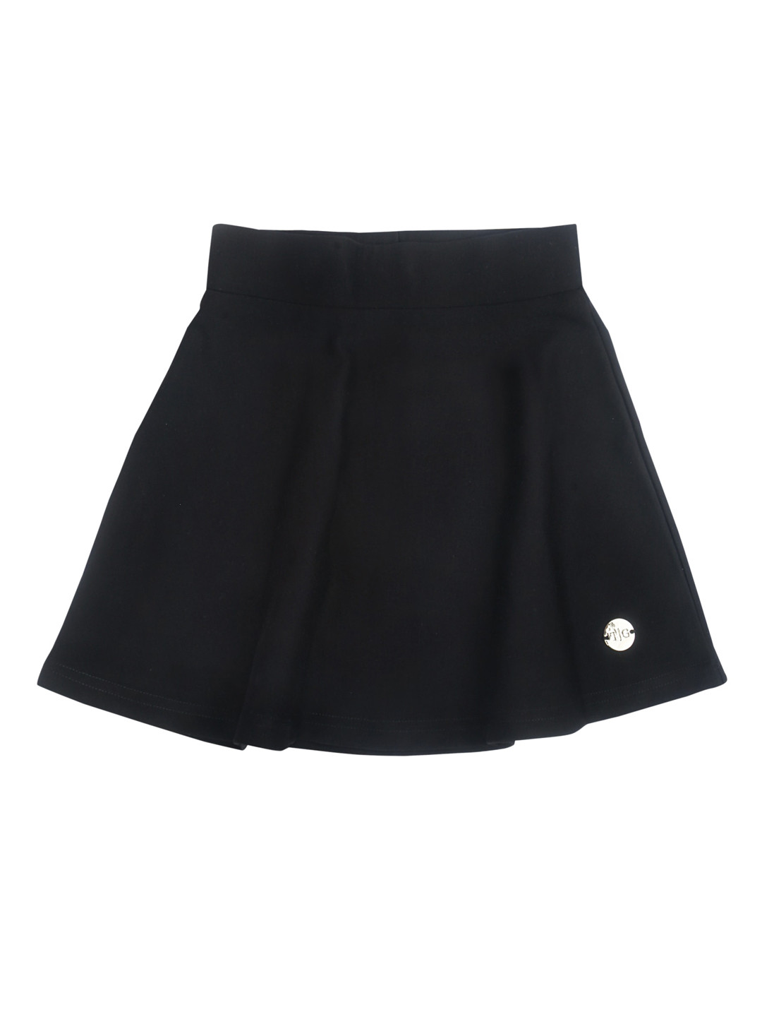 Tiny Girl Black Solid Skirt