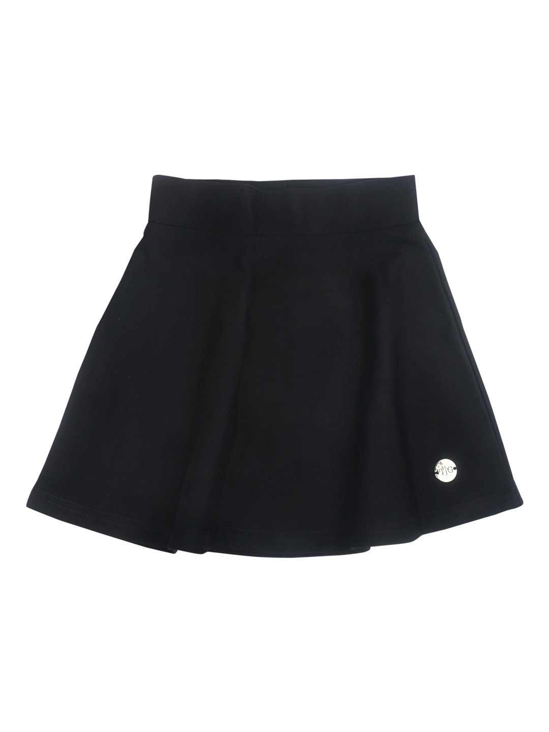 Tiny Girl Black Solid Skirt