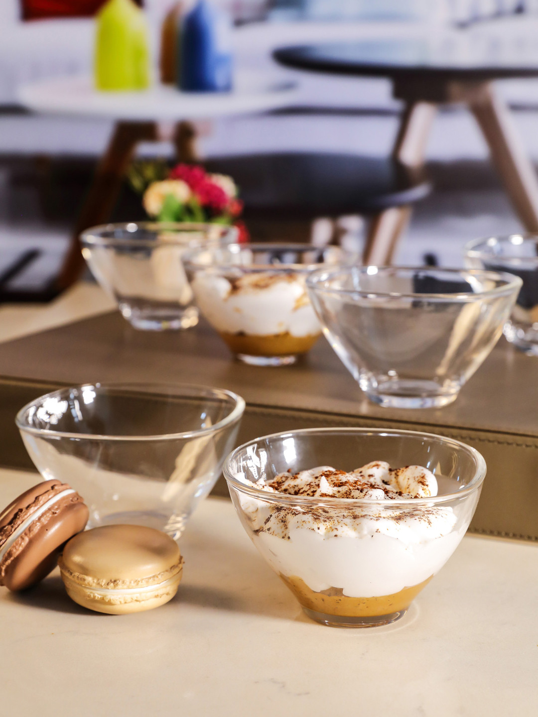 GOODHOMES Set Of 6 Transparent Glass Snack Bowls