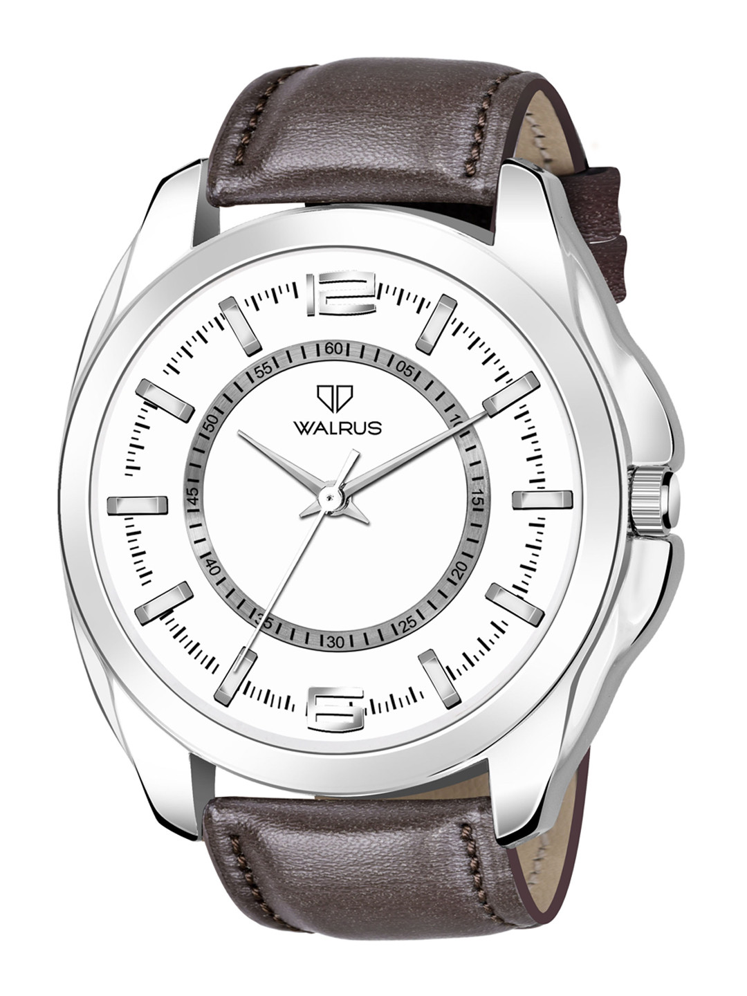 Walrus Men White & Brown Analogue Watch WWTM-VET-VI-010907