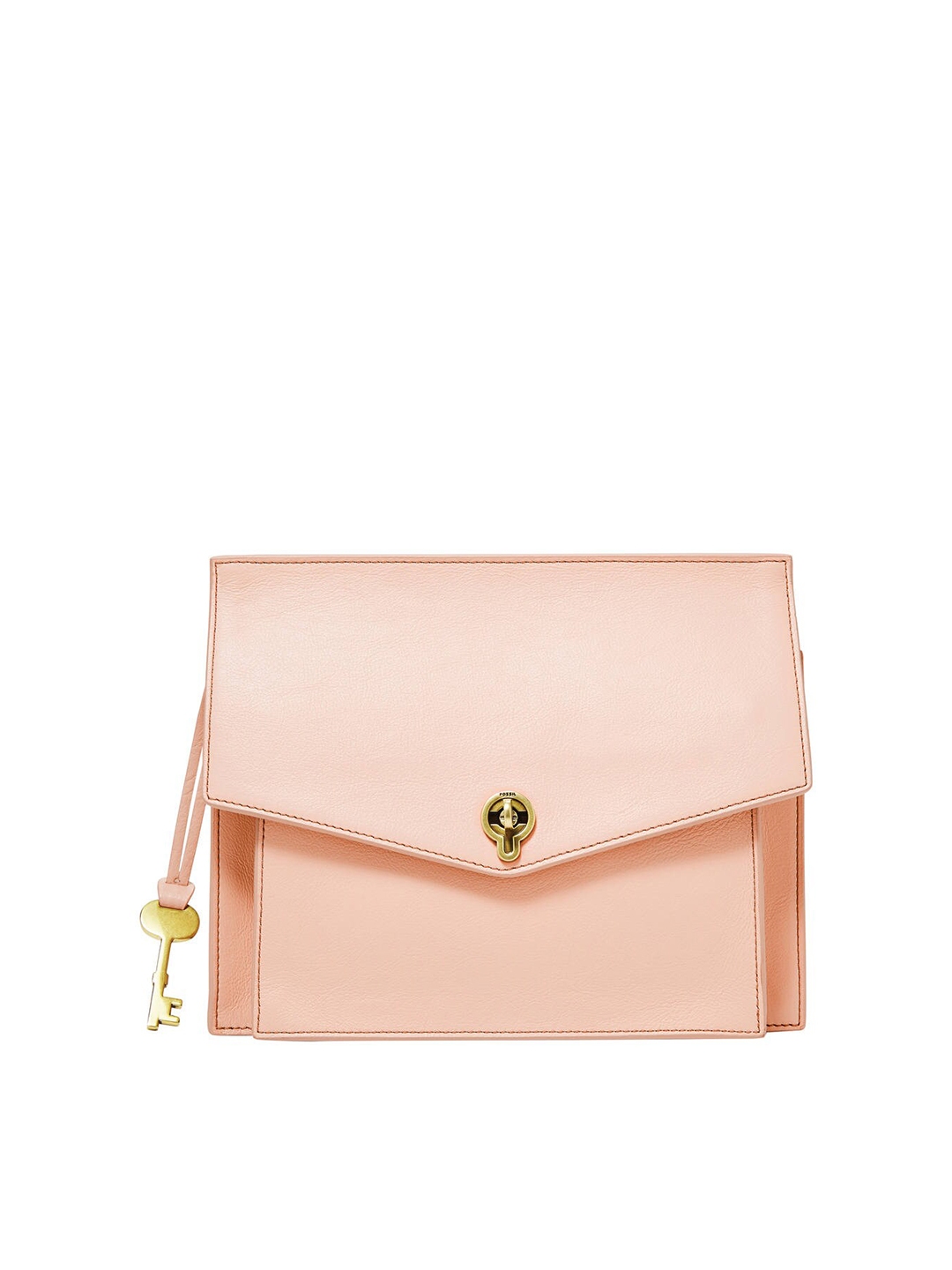 Buy Fossil Pink Textured Stevie Leather Crossbody Bag Handbags for Women 14368762 Myntra