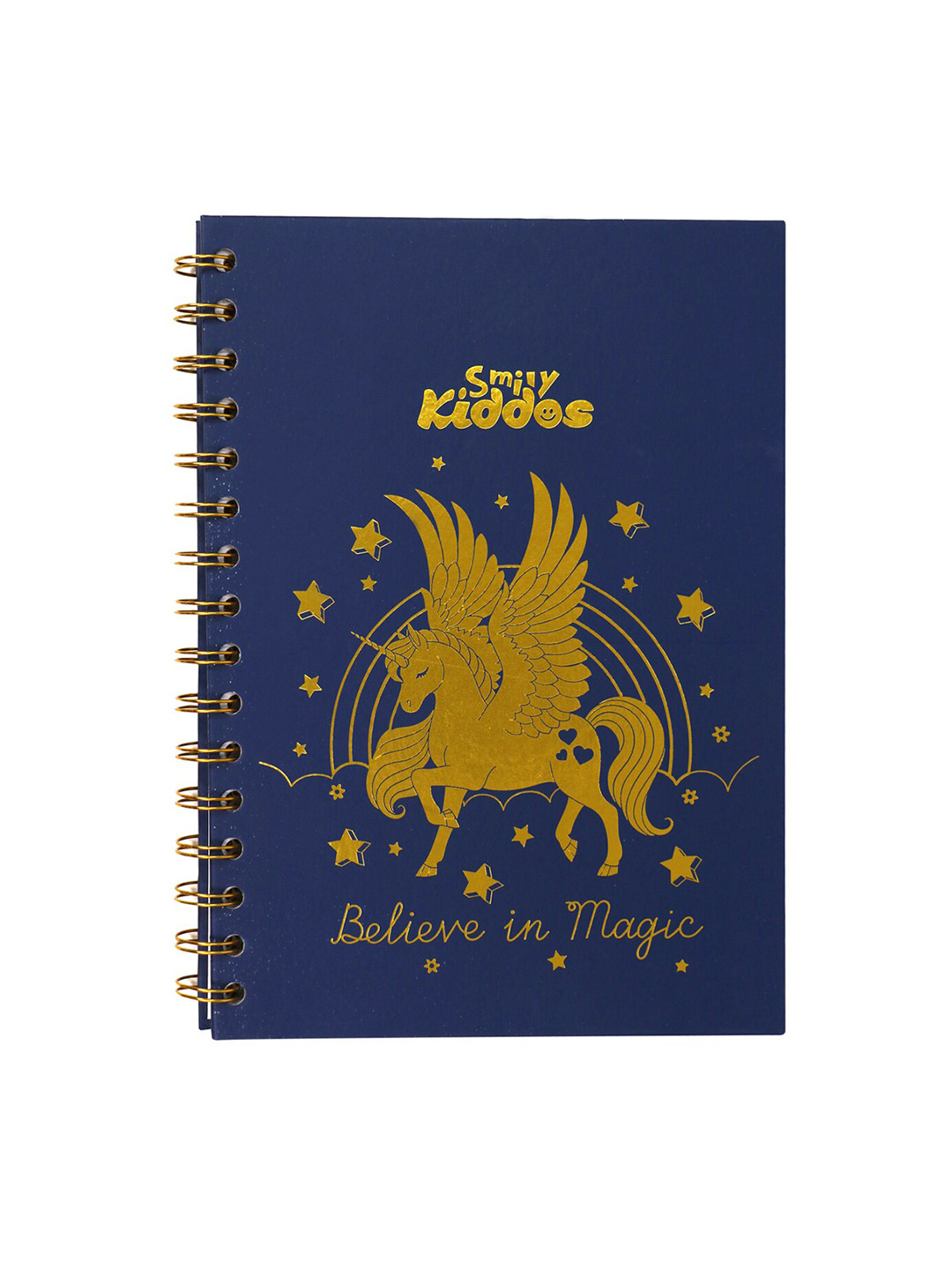 Smily Kiddos Unisex Kids Blue & White Printed Notebook