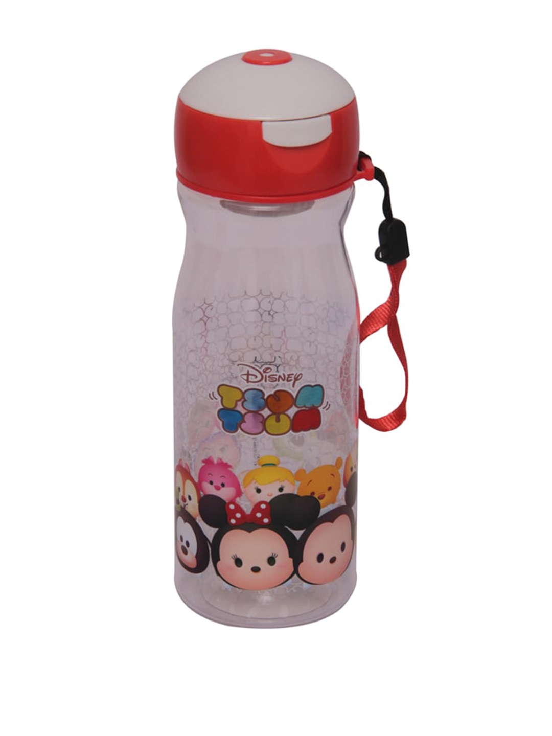 Disney White   Red Tsum Tsum Printed Sipper Water Bottle 500 ml