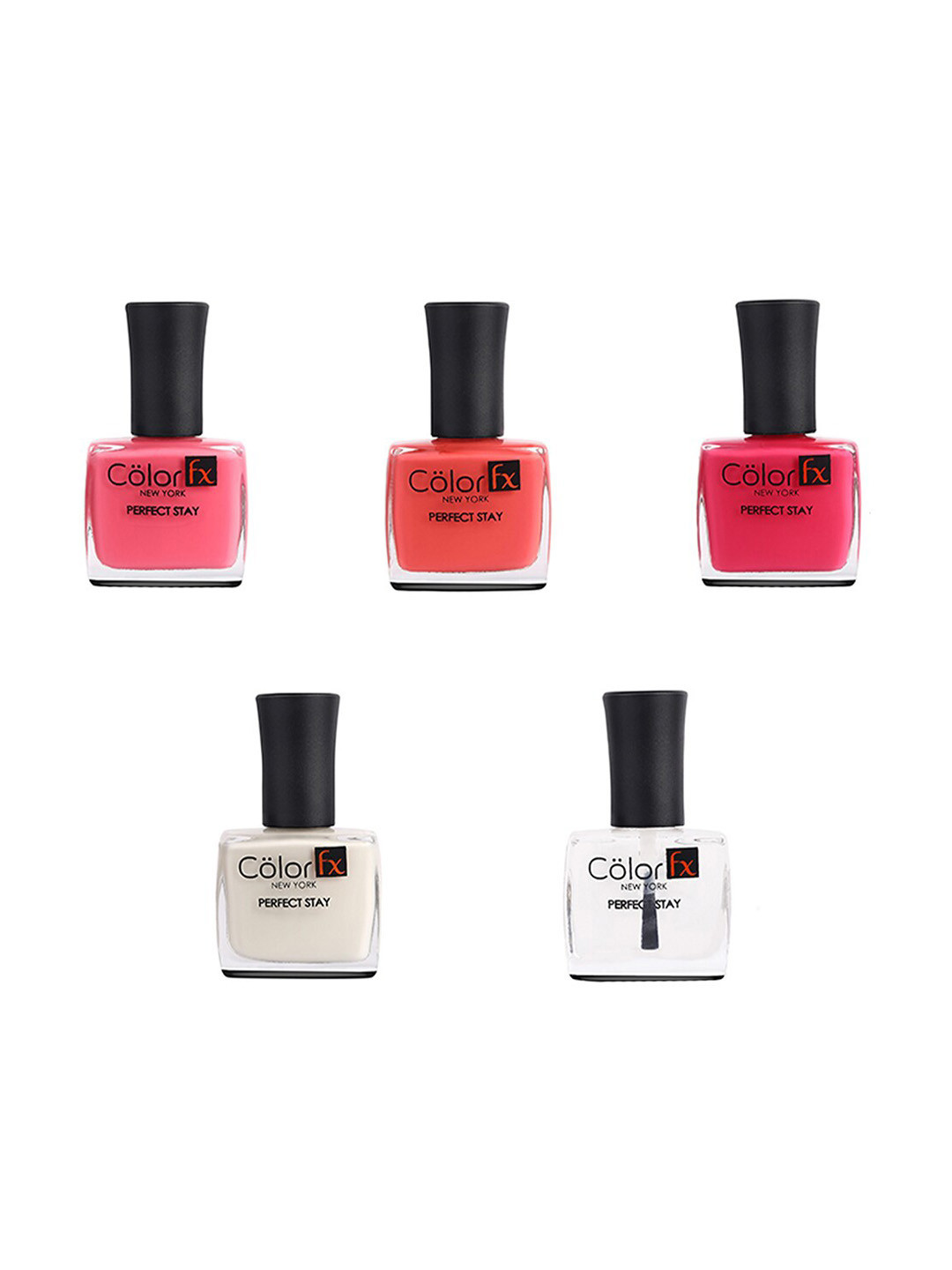 Color Fx Set of 5 Nail Enamel