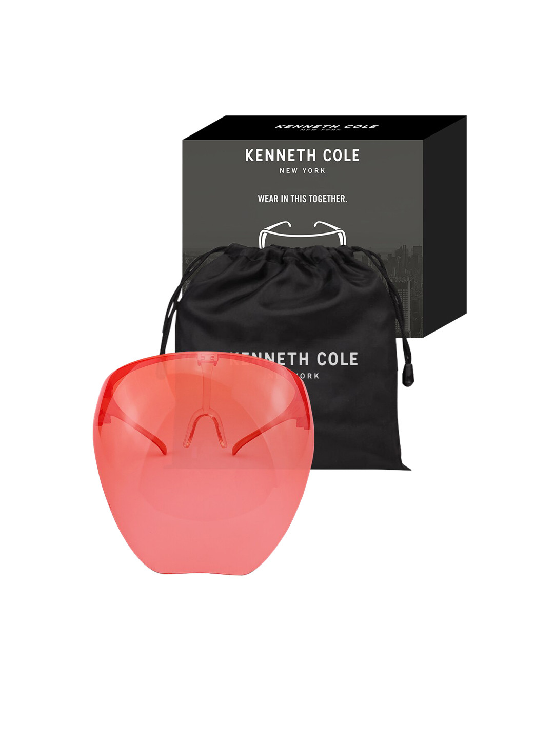 Kenneth Cole Kids Red Solid Gogglestyle Face Shield