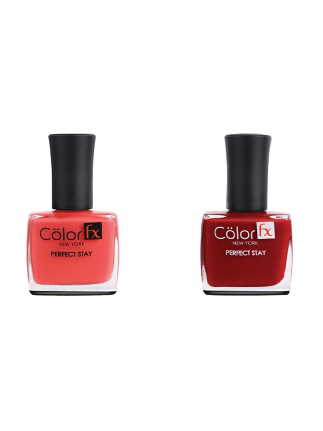 Color Fx Pack of 2 Nail Enamel Perfect Stay