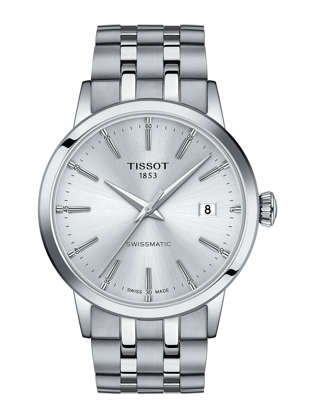 TISSOT Men Silver-Toned Analogue Watch T1294071103100