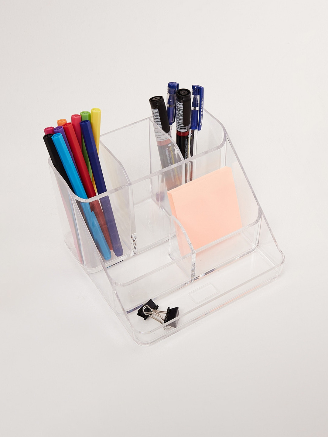 Home Centre Transparent Solid Orion Ducale Cosmetic Organizer