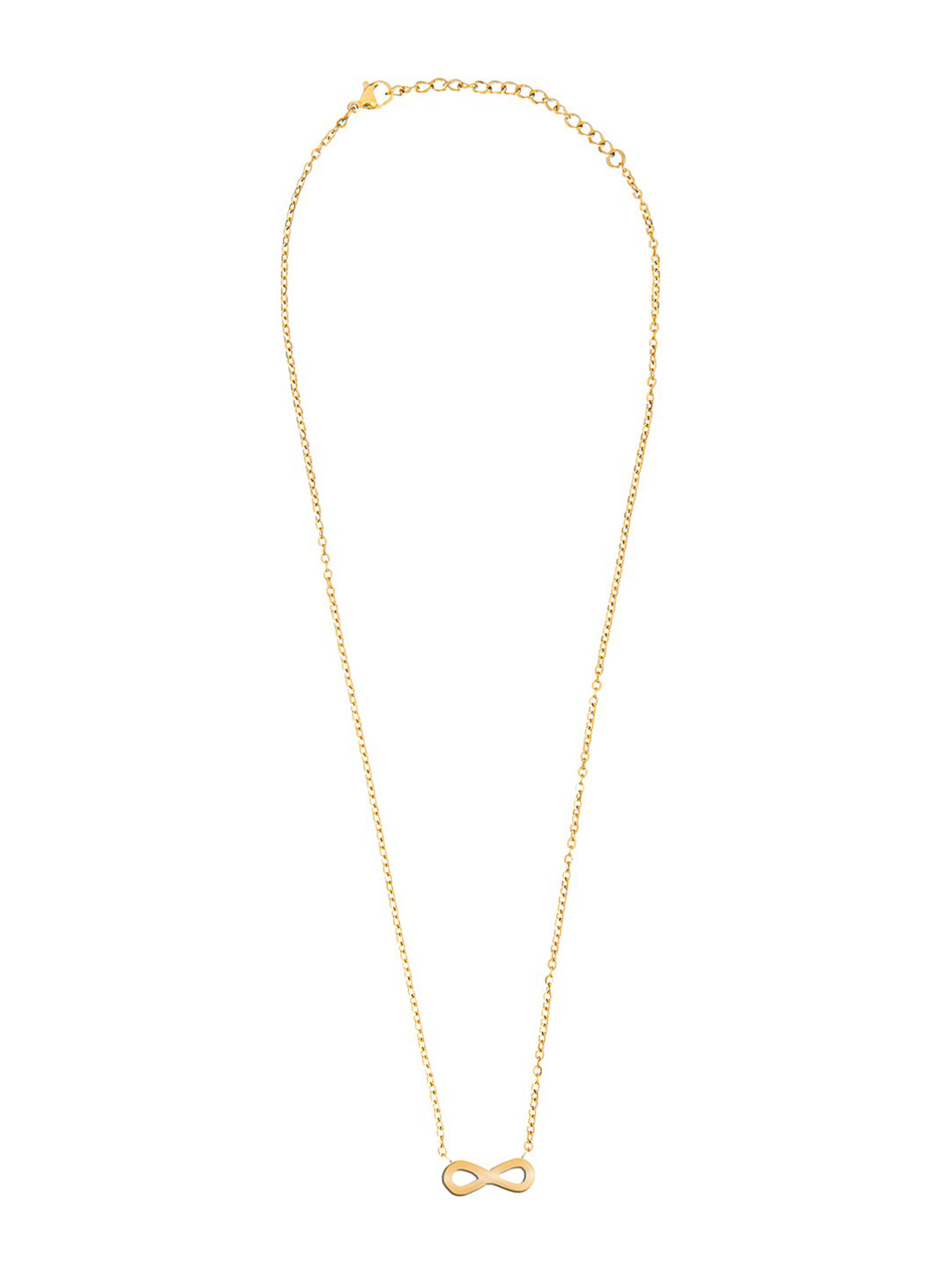 Moon Dust Women Gold-Plated Infinity Necklace