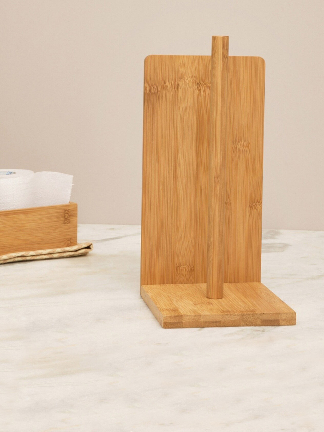 Home Centre Brown Solid Hudson Toilet Paper Holder