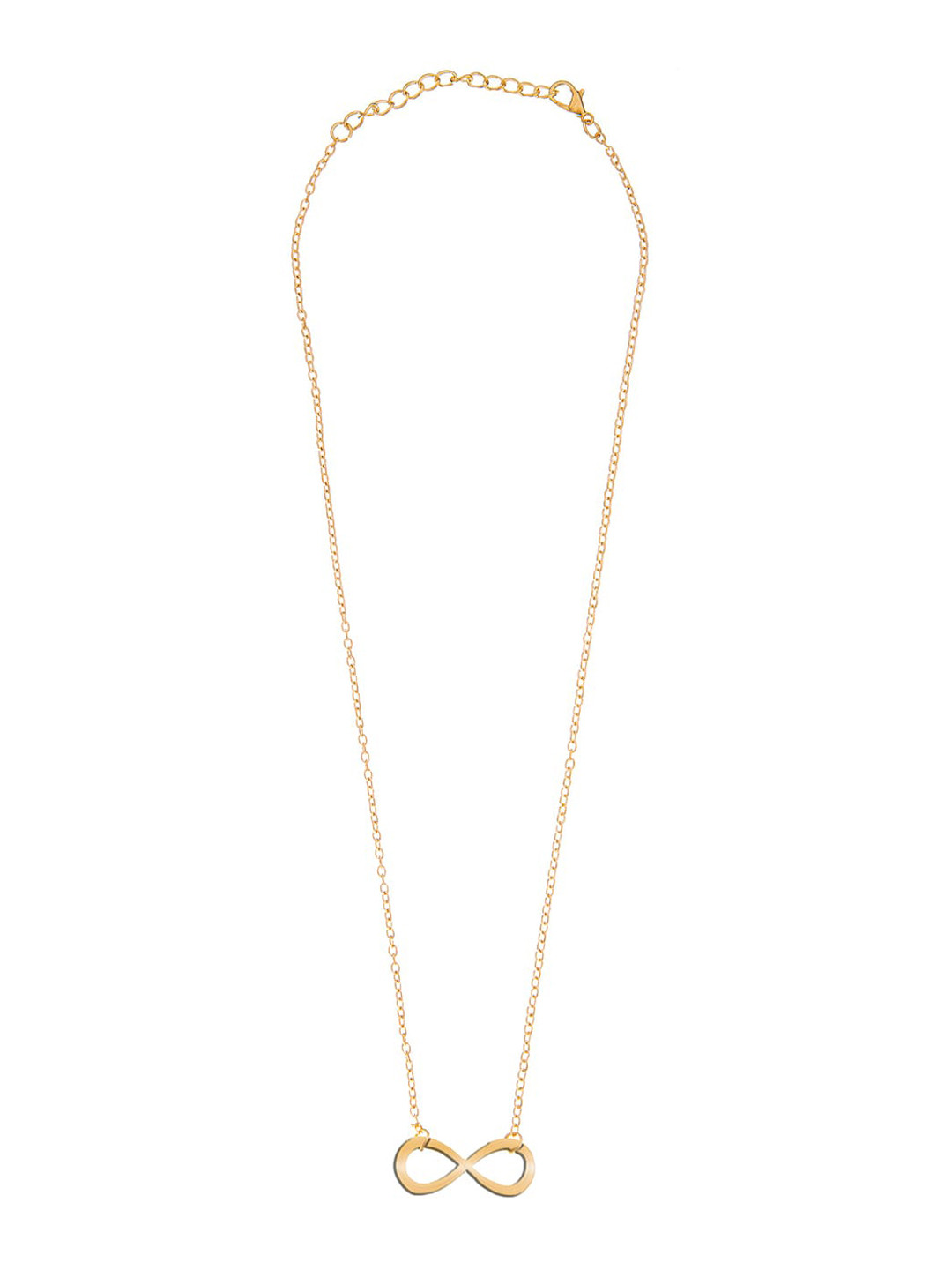 Moon Dust Gold Plated  Designer Infinity Necklace Pendant