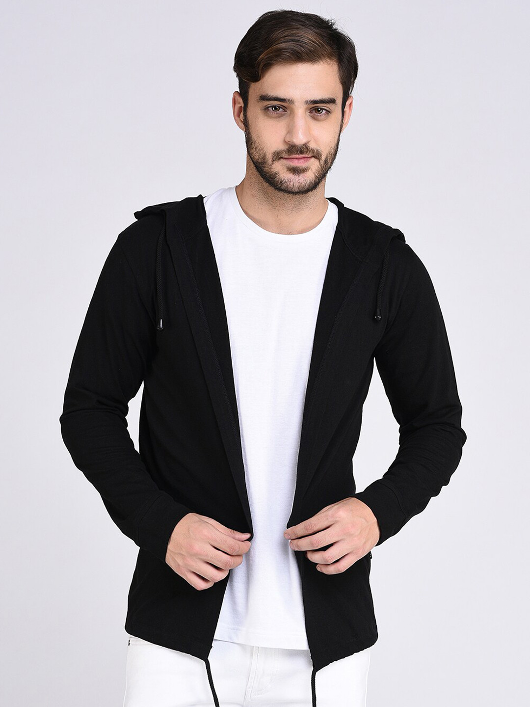 Rigo Open Front Hooded Shrug