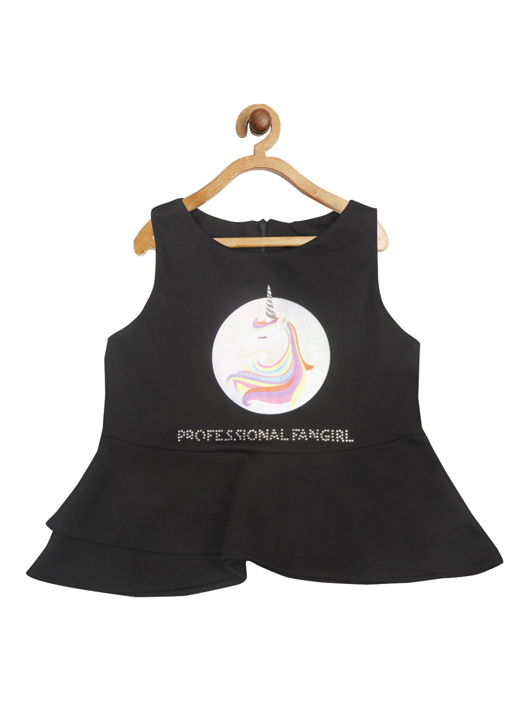 Tiny Girl Red Peplum Top