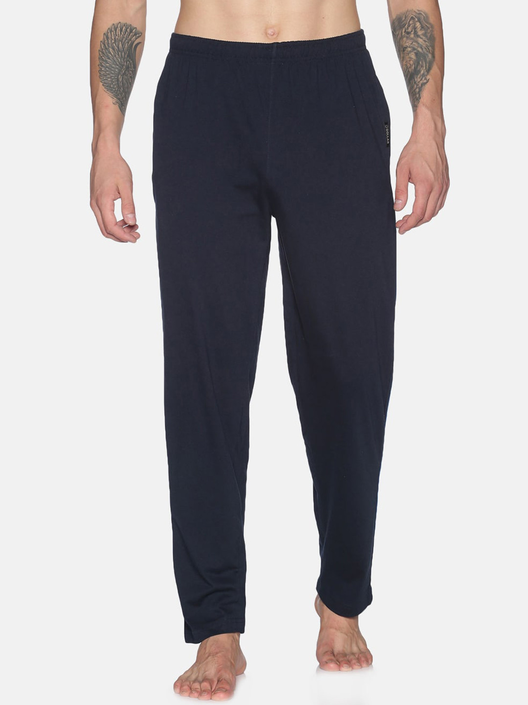 Dollar  Men Solid Contrast Net Folding Track Pant with One side Zipper Pocket