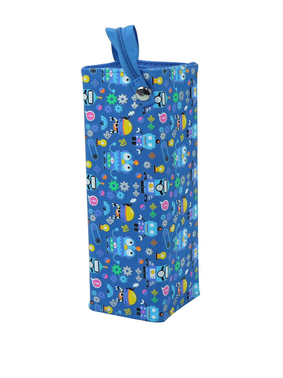 Smily Kiddos Unisex Kids Blue & Yellow Printed Pencil Case