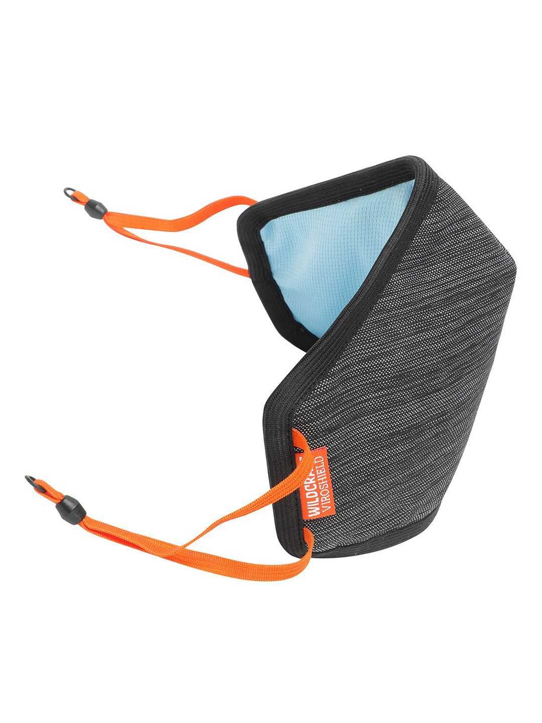 Wildcraft Unisex Grey & Black Self-Design W95x Viroshield Supe Cloth Face Mask