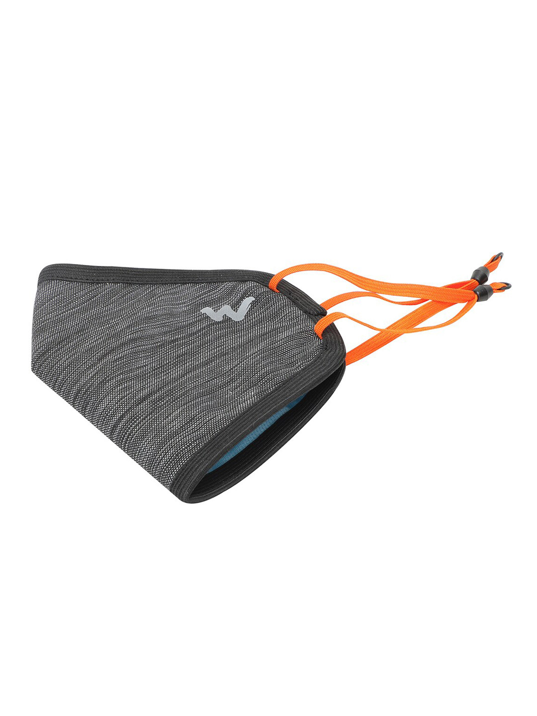 Wildcraft Unisex Grey & Black Solid Reusable 2-Ply W95 x Viroshield Supe Cloth Mask