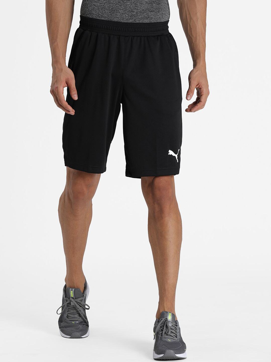 Puma Men Black RTG Interlock Regular Fit Shorts
