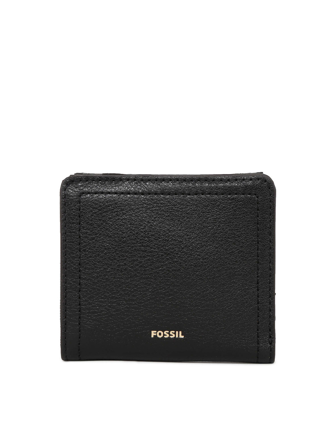 Fossil Women Black Solid Two Fold Wallet