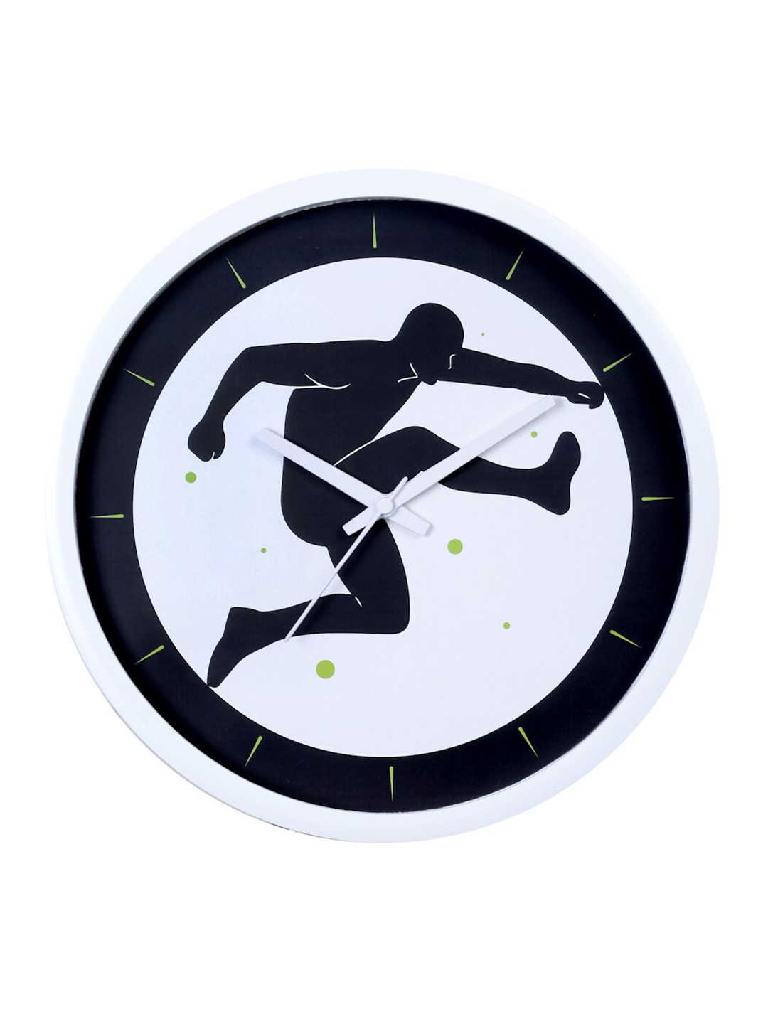 Bodh Design Black & White Printed Contemporary Wall Clock