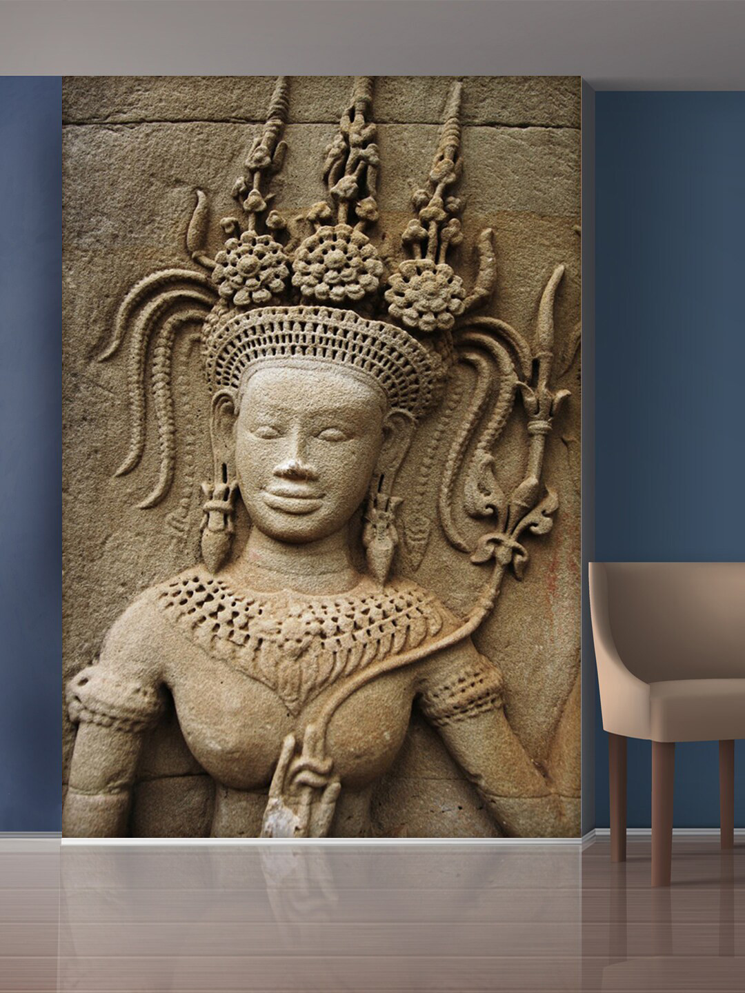 999Store Brown Egypt Dancing Women Wall Sticker