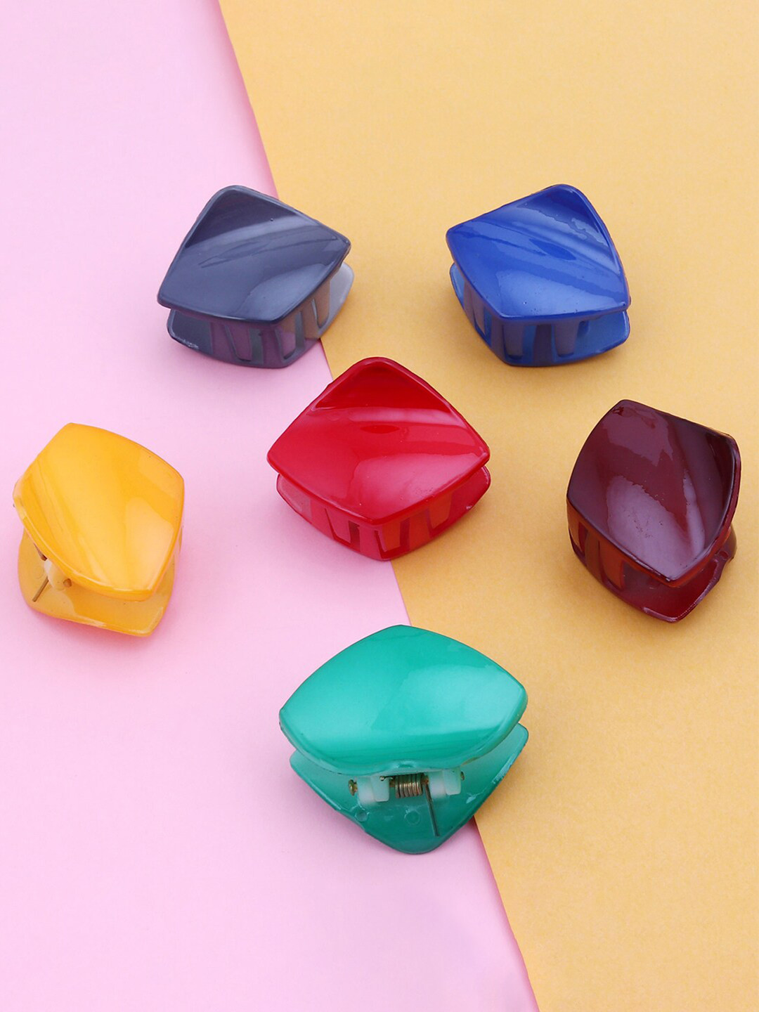 Sukkhi Women Multi Set of 6 Claw Clip
