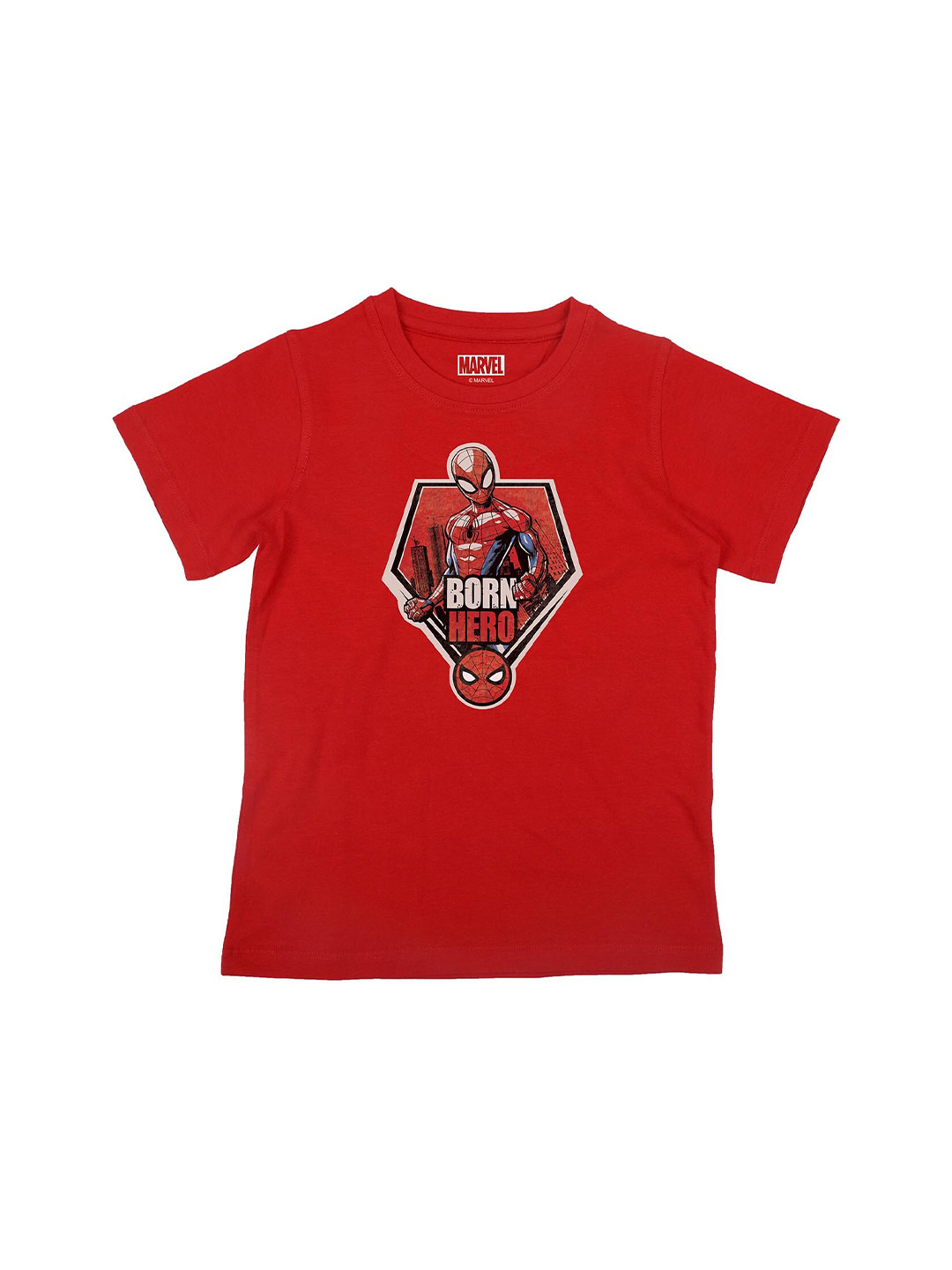 Marvel by Wear Your Mind Boys Red Spiderman Printed T-shirt