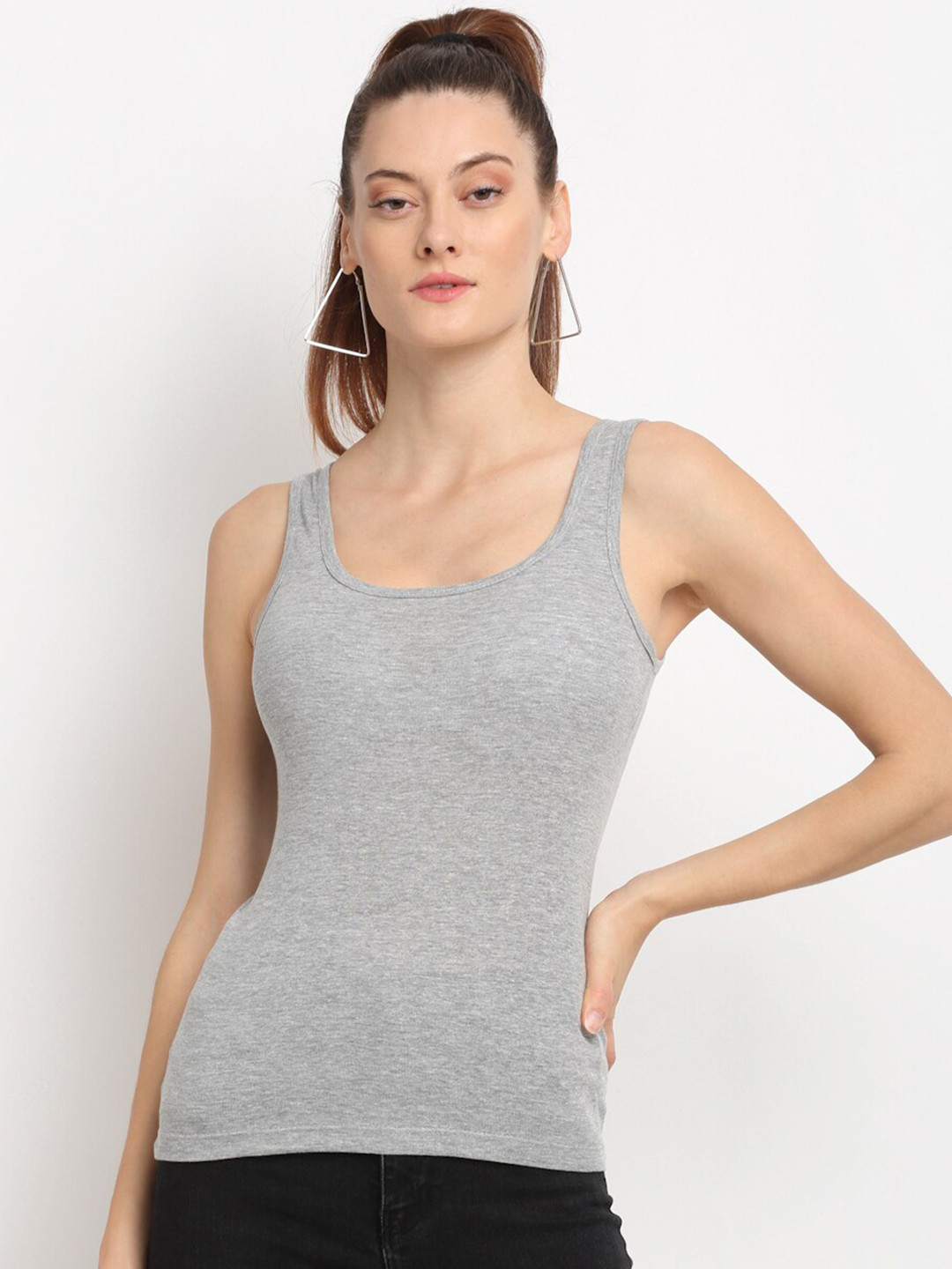 Friskers Grey Tank Top