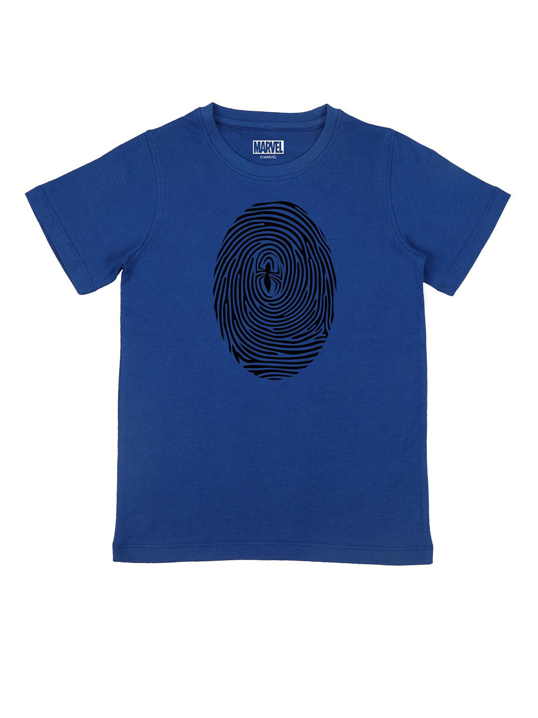 Marvel by Wear Your Mind Boys Blue & Black Spiderman Printed T-shirt