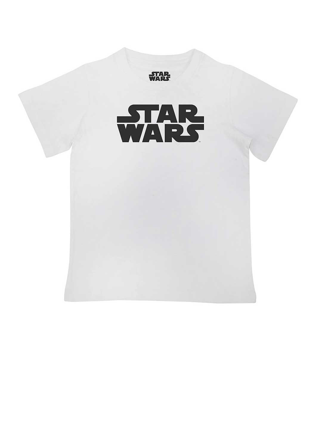 Star Wars by Wear Your Mind Boys White Star Wars Printed T-shirt