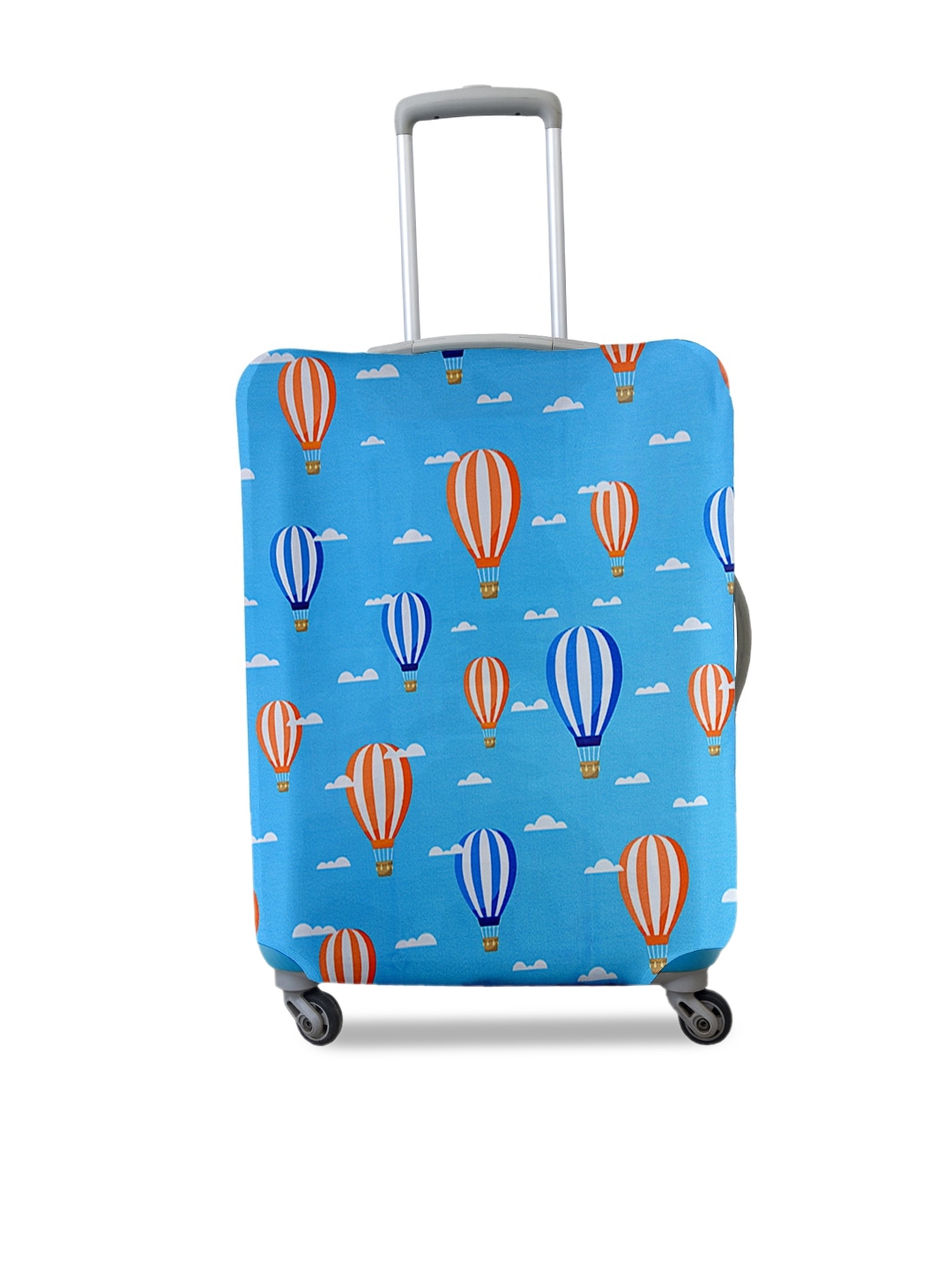 Cortina Blue Printed Large Trolley Bag Cover