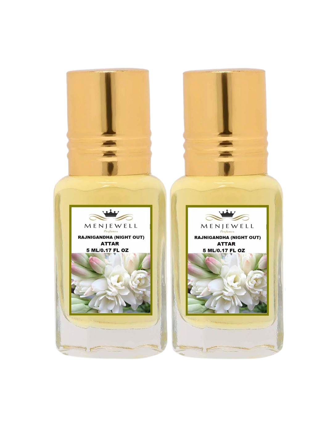 Menjewell Transparent Rajnigandha Perfume Combo