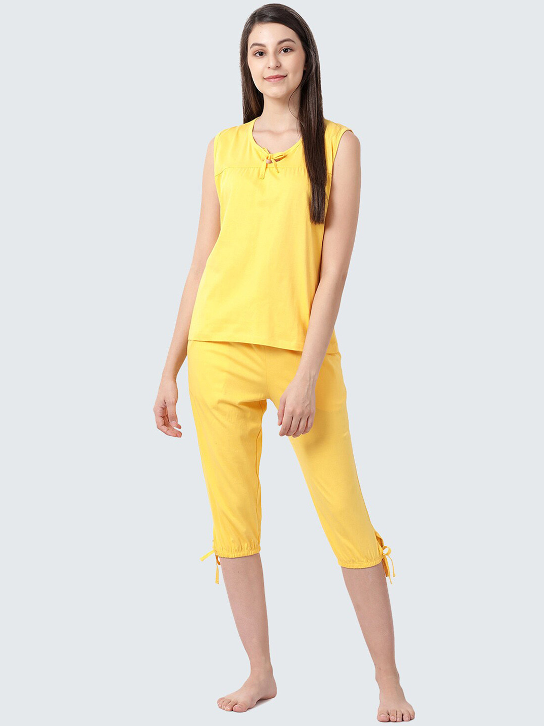 shyaway Women Yellow Night suit