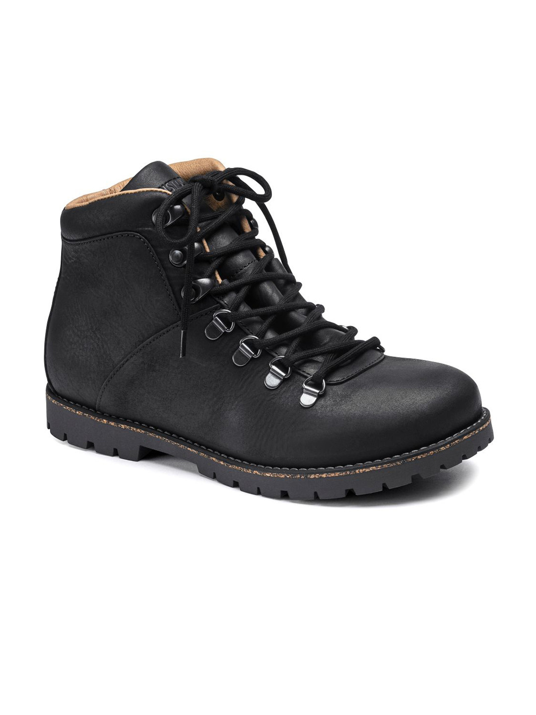 Birkenstock Jackson Black Regular Width Nubuck Leather Boots