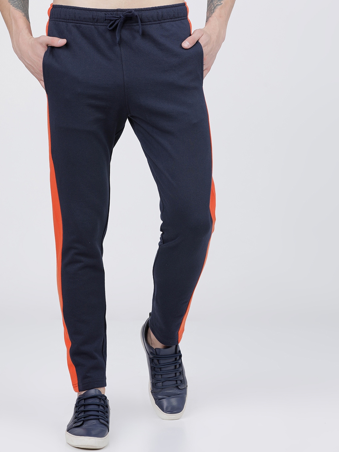 Blue and orange track pants hotsell