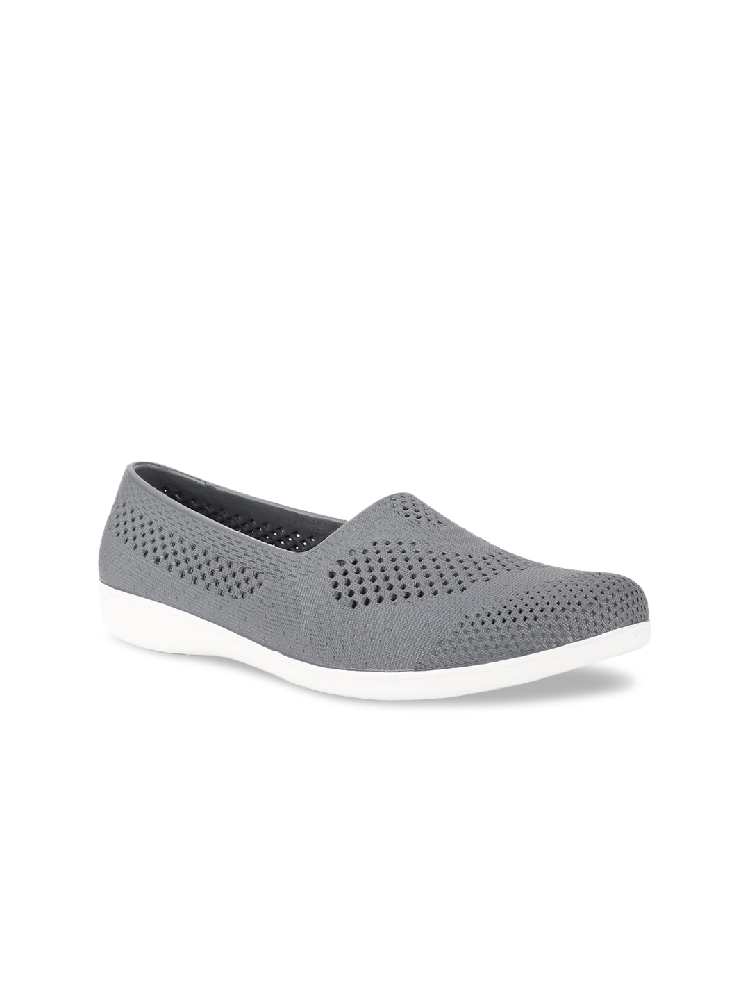Buy Sandak by Bata Women Grey Perforations Slip On Sneakers Casual Shoes for Women 14573492 Myntra