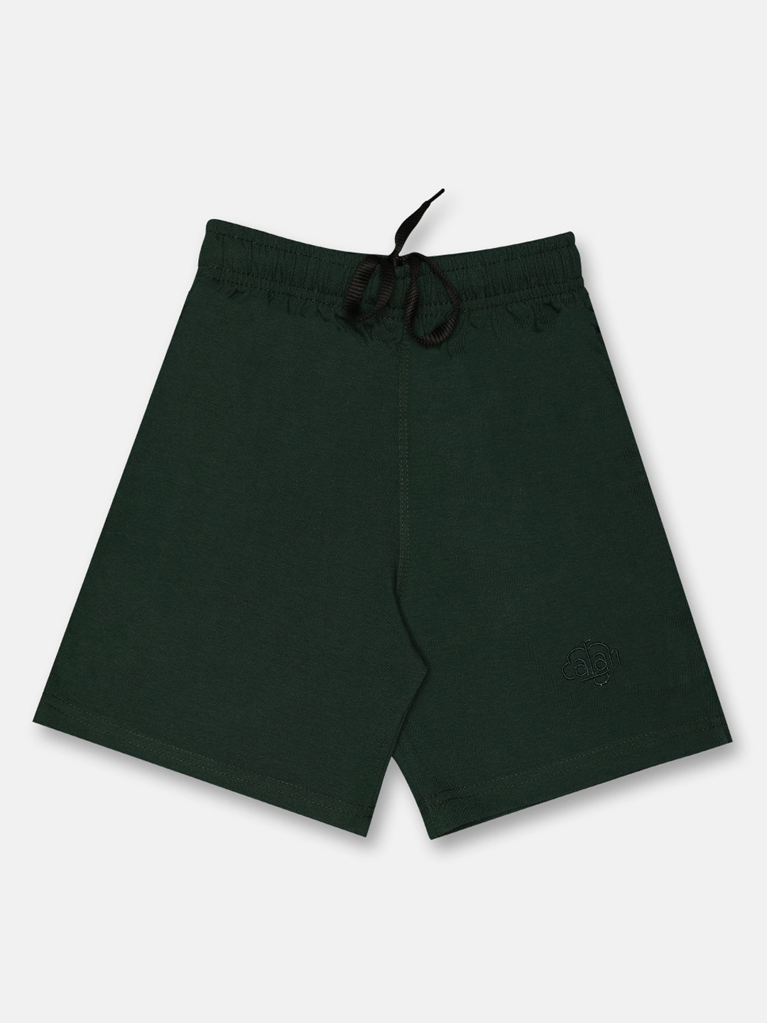 CHIMPRALA Unisex Kids Green Mid-Rise Regular Shorts with Antimicrobial Technology