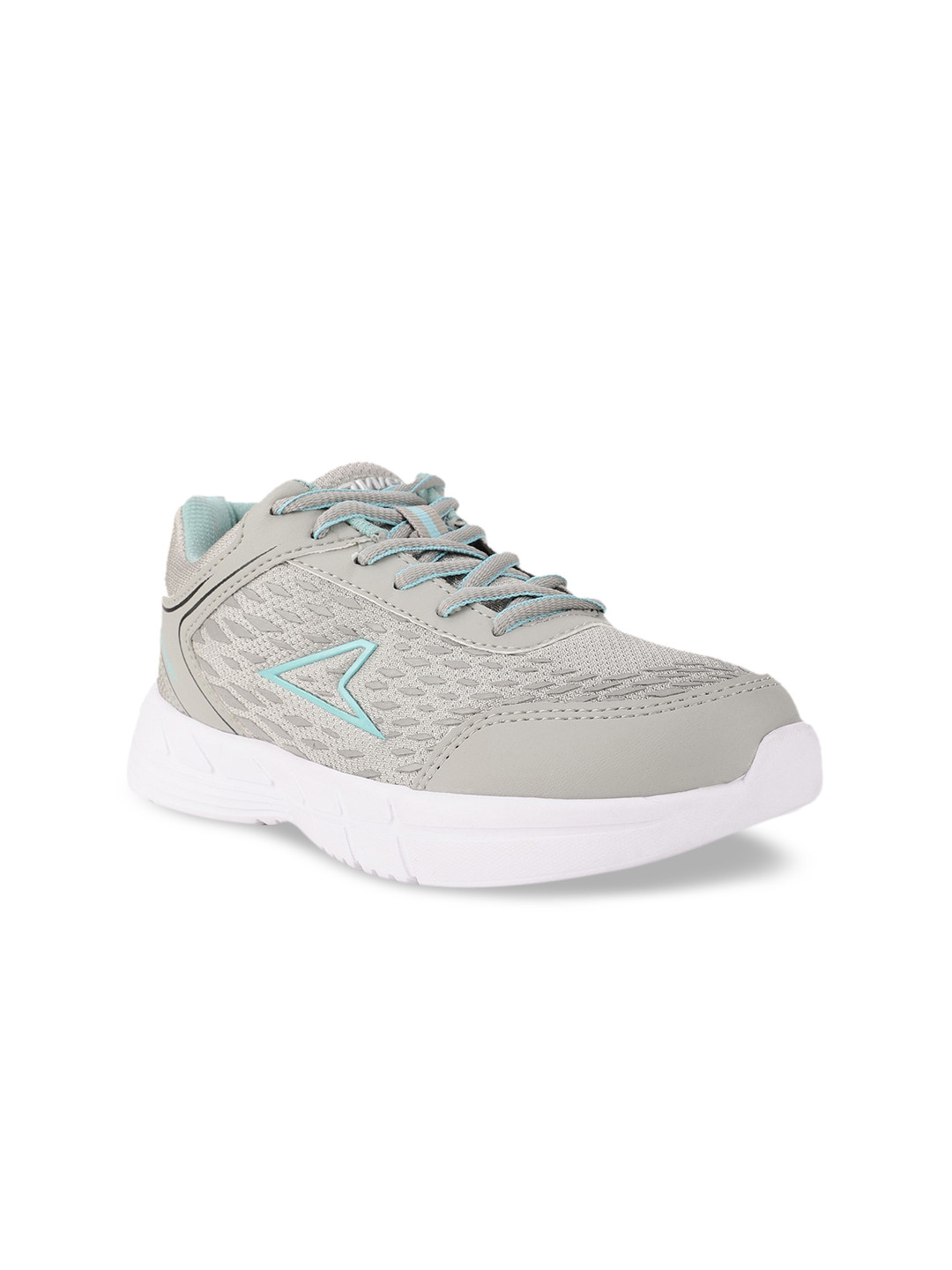 Power Women Grey Woven Design Sneakers