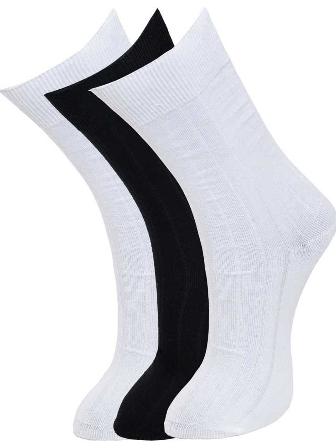 MARC Men Pack Of 3 Assorted Cotton Above Ankle-Length Socks