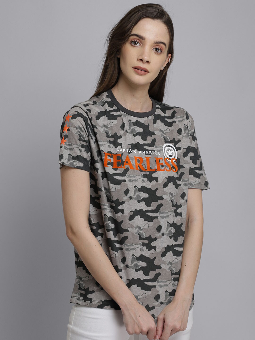 Captain america t shirt hot sale myntra