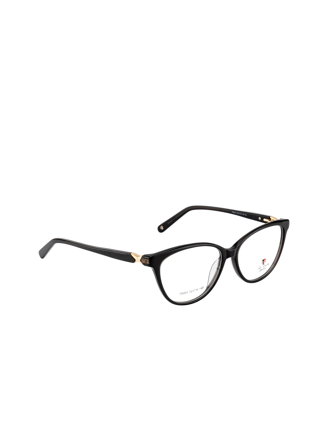 Ted Smith Women Black Full Rim Cateye Frames Eyeglasses