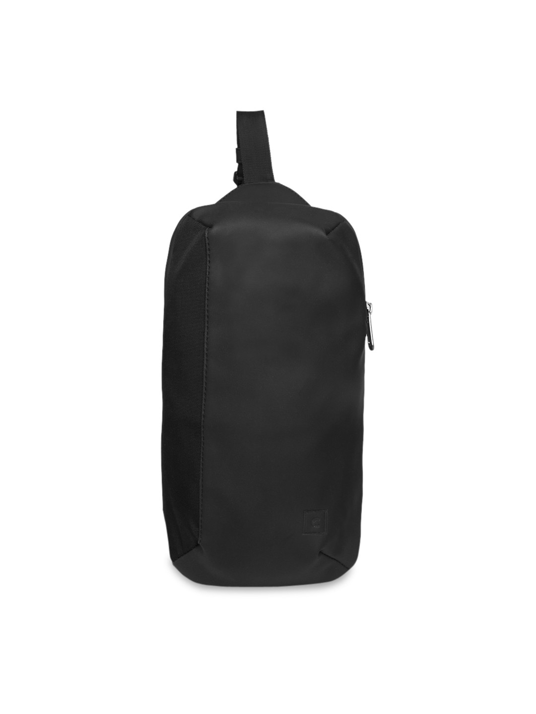 CARRIALL Unisex Black Solid Crossbody Messenger Bag