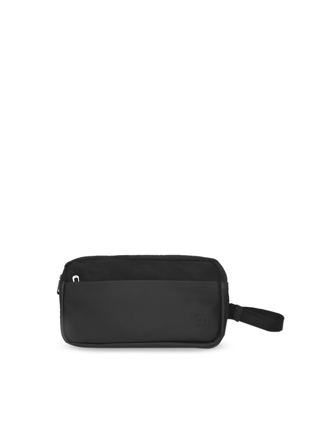 CARRIALL Unisex Black Solid Waist Pouch