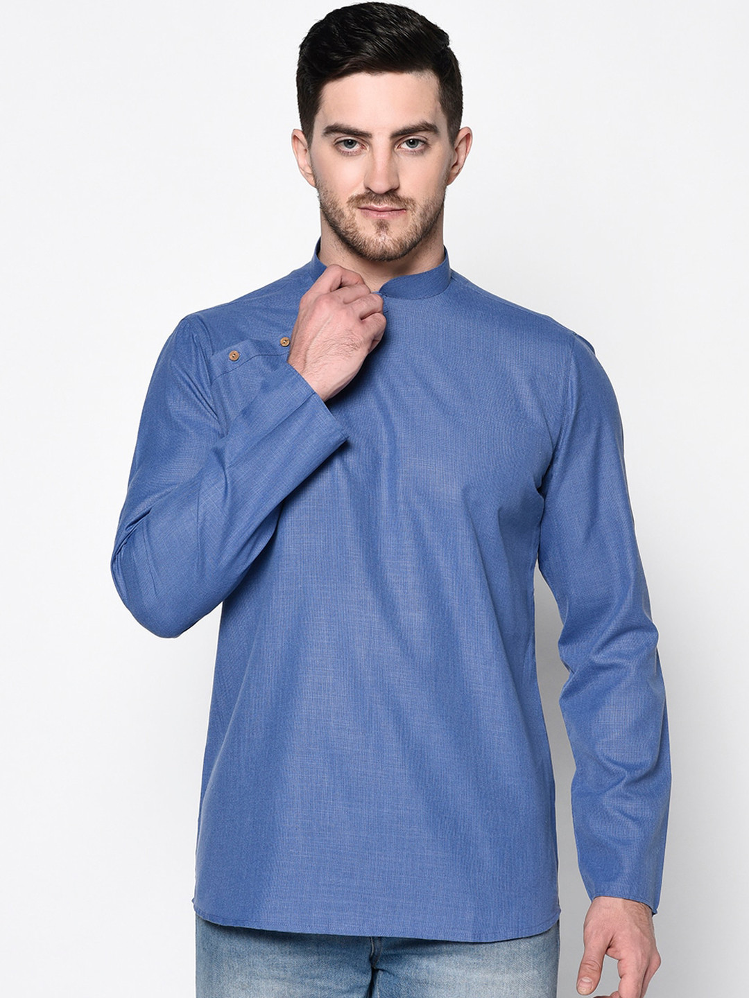 TABARD Men Cotton Solid Kurta