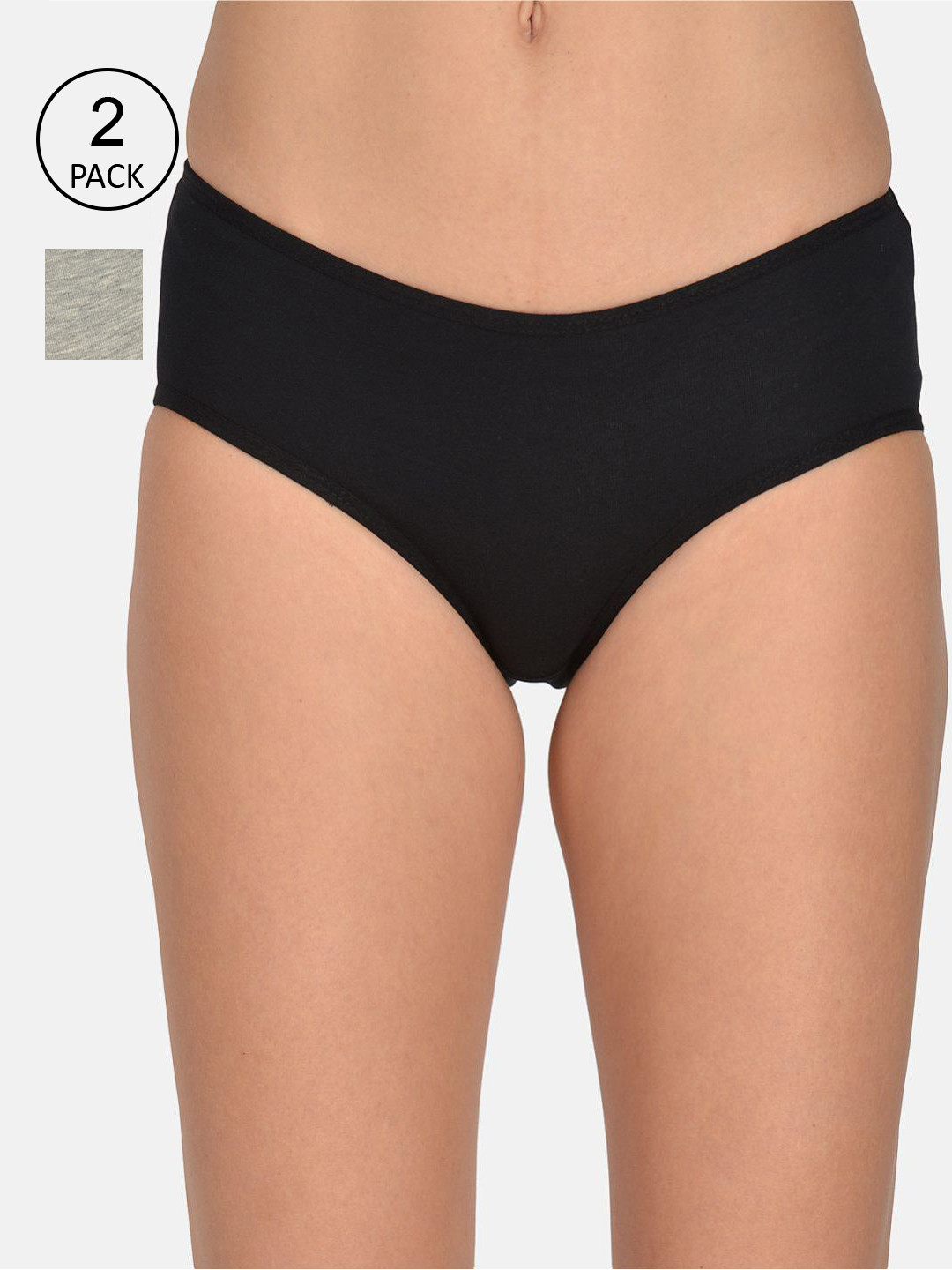 mod & shy Women Pack Of 2 Assorted Hipster Briefs MU150152