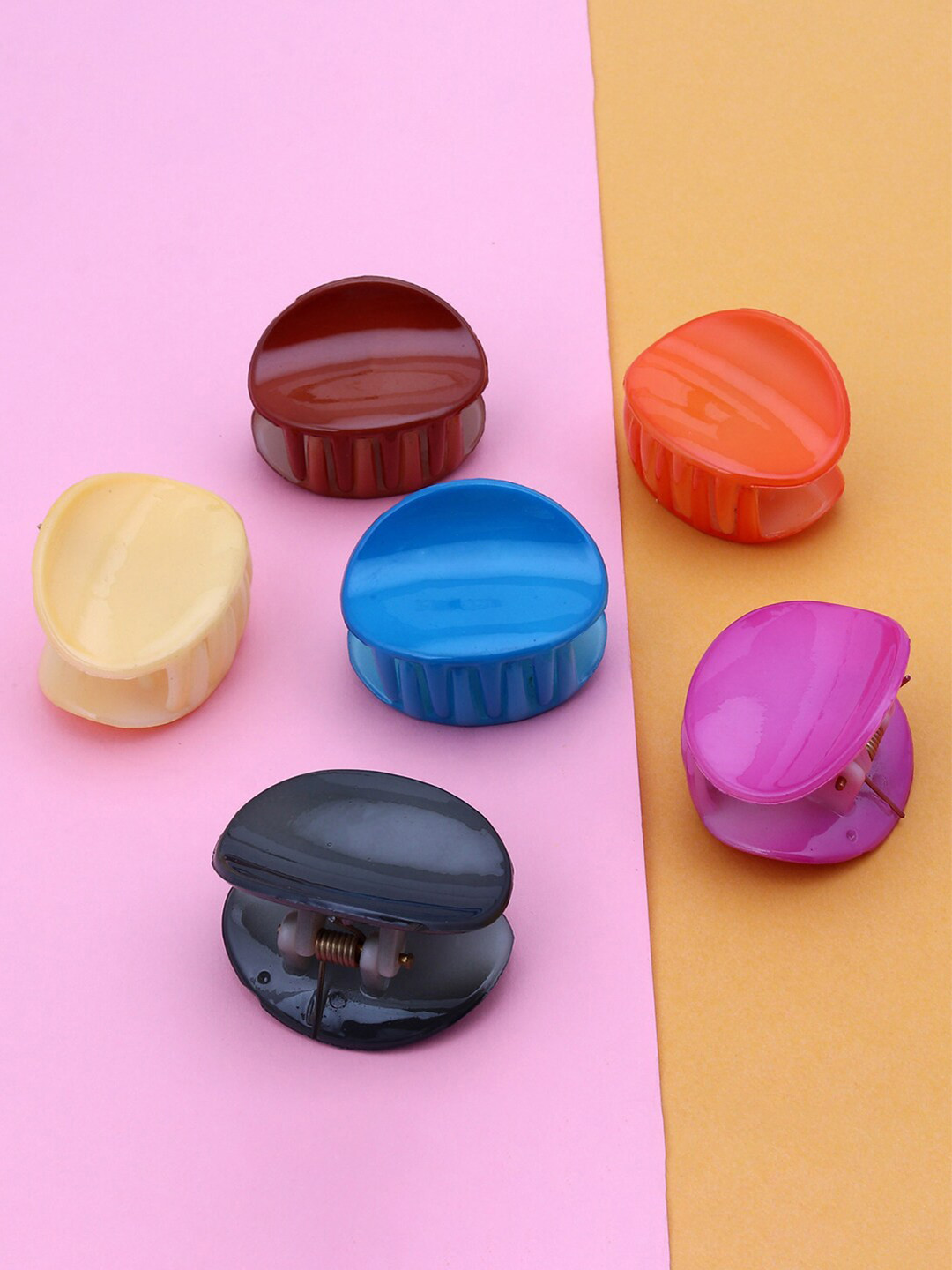 Sukkhi Women Multi Set of 6 Claw Clip